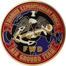 Army Combat Service Identification Badge: 1st Marine Expeditionary Force - IMEF (FWD)