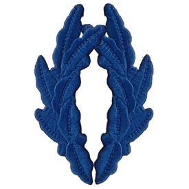 BLUE SCRAMBLED EGGS PATCH  