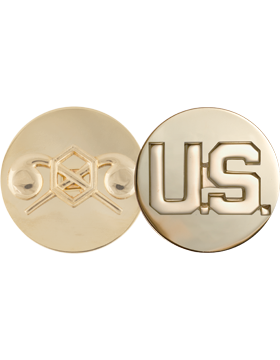 Army Enlisted Branch Of Service Collar Device: Chemical