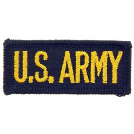 US ARMY TAB BLACK  