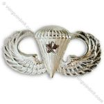 Army Badge: Combat Parachute First Award - No Shine   