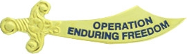 OPERATION ENDURING FREEDOM PIN  