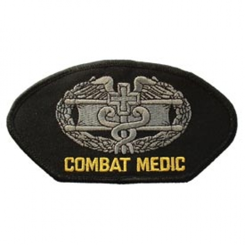 ARMY COMBAT MEDIC HAT PATCH  