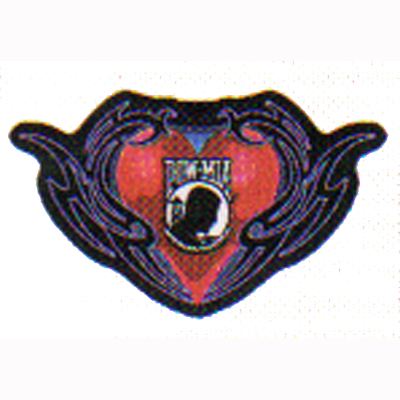 POW Heart Patch  
