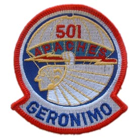 501ST AIRBORNE PATCH  