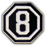 8TH CORPS PIN  