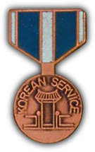 KOREAN SERVICE PIN  