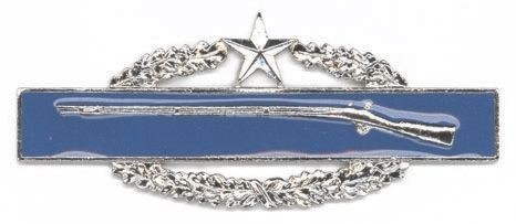Army Badge: Combat Infantryman 2nd Award - No Shine  