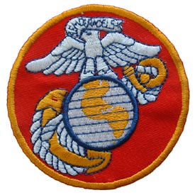 USMC LOGO GLOBE & ANCHOR PATCH  