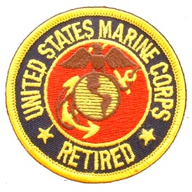 USMC RETIRED   PATCH  