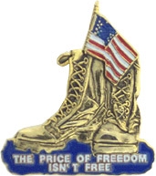 FREEDOM ISN'T FREE PIN  