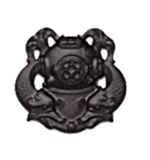 Army Badge: Diver First Class - Black Metal