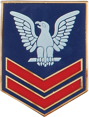 PO2/E-5 PETTY OFFICER 2ND CLASS PIN  