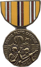 ASIATIC PACIFIC CAMPAIGN PIN  