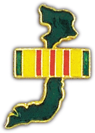 MAP & SERVICE RIBBON PIN  