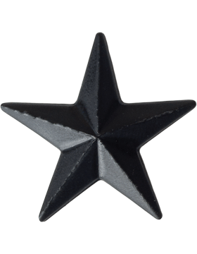 Army General Star: Brigadier General - Black Metal