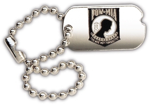 POW DOG TAG PIN  