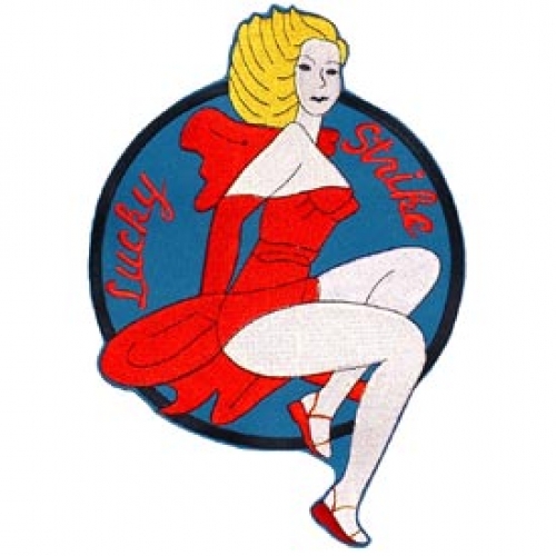 LUCKY STRIKE 9 1/2" PATCH  