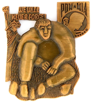 POW NEVER FORGET PIN  