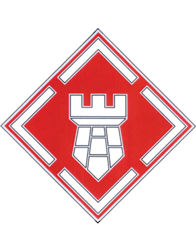 Army Combat Service Identification Badge: 20th Engineer Brigade With Out Tab