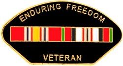 ENDURING FREEDOM VET PIN  