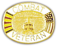 COMBAT VETERAN PIN  