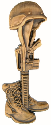 KIA LEST THEY BE FORGOTTEN PIN  