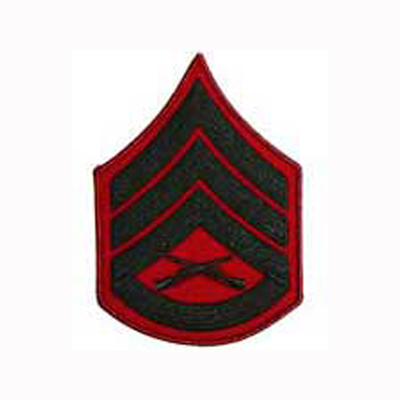 Female - Staff Sergeant (E6) - Green/Red  