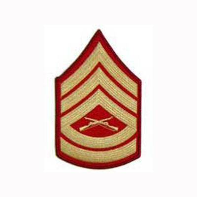 Gunnery Sergeant (E7) - Gold/Red  