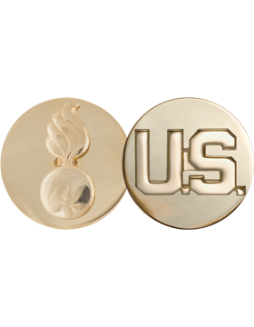 Army Enlisted Branch Of Service Collar Device: Ordnance   