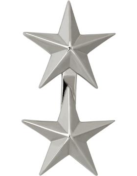Army General Stars: Major General - No Shine  