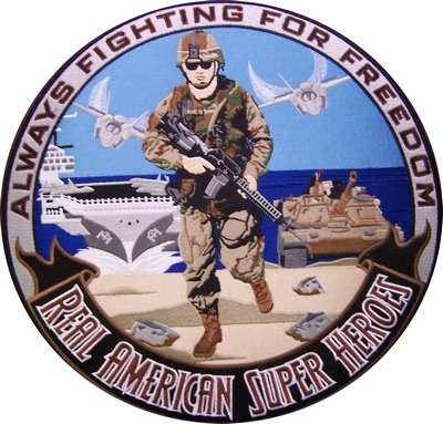 "Real American Super Heroes" Patch  