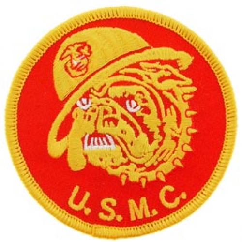 USMC BULL DOG PATCH  
