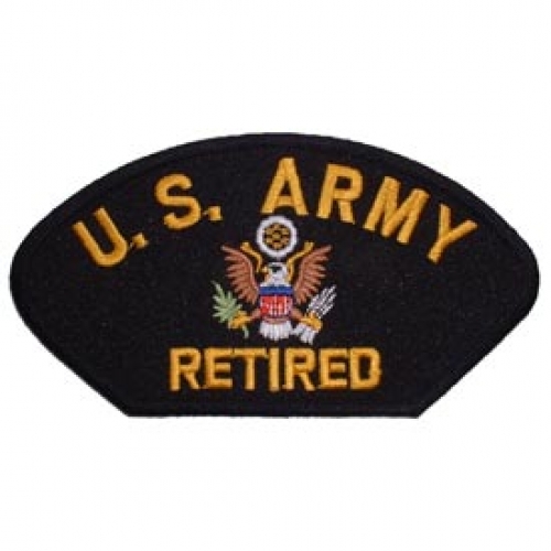 ARMY RETIRED HAT PATCH  
