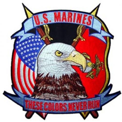 THESE COLORS NEVER RUN 9 1/2" PATCH  